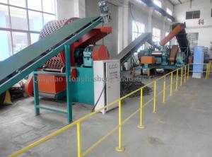 Quality full automatic waste tire recycling equipment for rubber crumb / waste tyre recycling machinery wholesale
