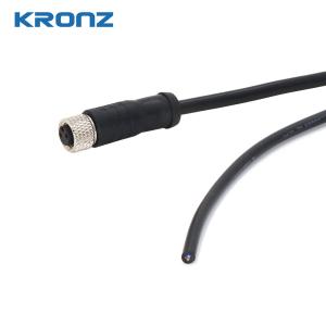 Quality Female M8 Connector 3 Pin With Shielded Cable wholesale
