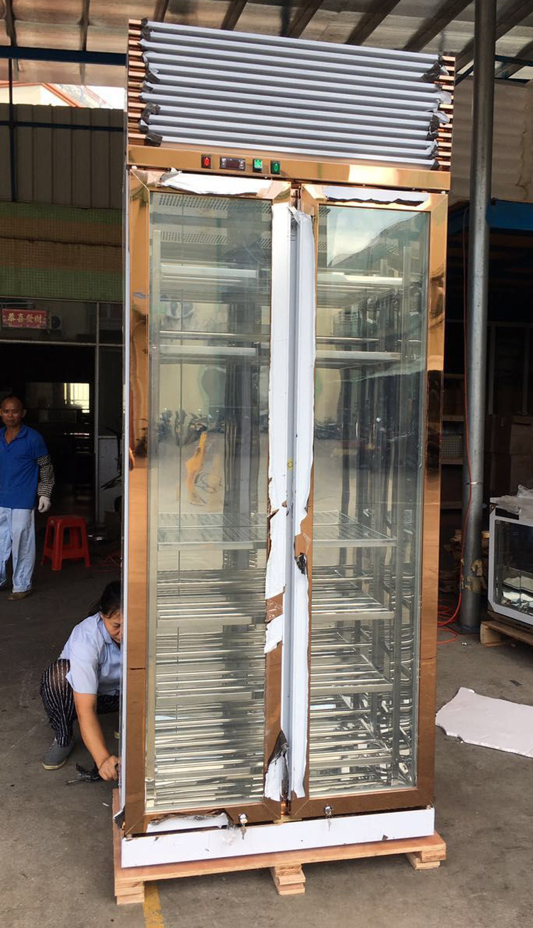 220v 240v Wine Display Cooler , Customized Wine Refrigerator Cabinet