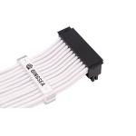 24pin 90 degree Computer Braided Sleeved 24-Pin ATX Extension cords Male to