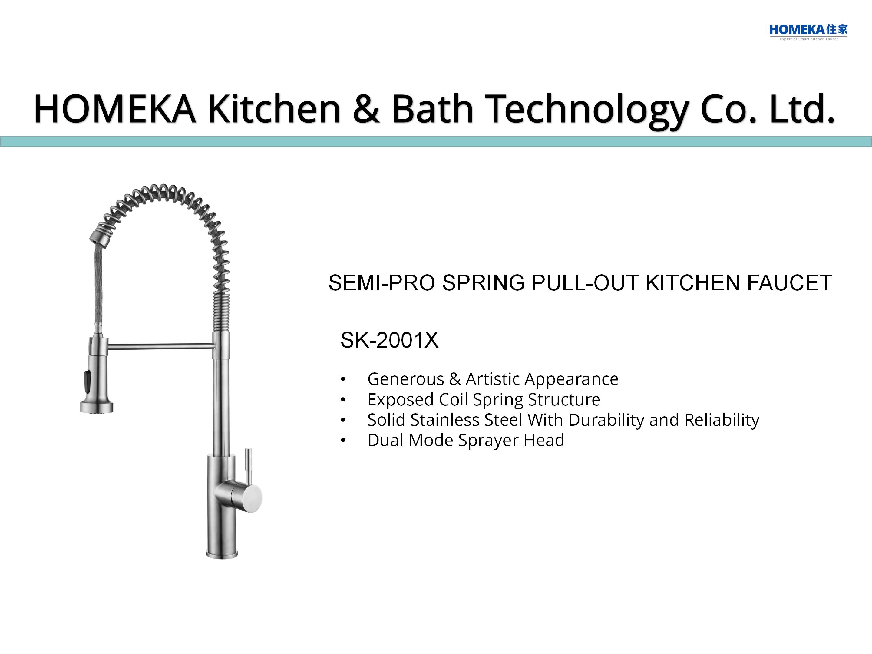 Extendable Automatic Sensor Kitchen Faucet
