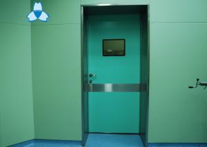Quality Manual Swing Hospital Air Filter , Single Leaf Hospital Room Door With Viewing Window wholesale
