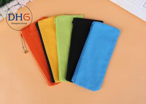 Quality Colored Personalised Cotton Shopping Bags Both Sides Logo Printable Space Saving wholesale
