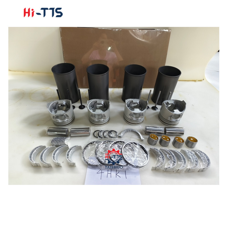 Engine Parts 4HK1 Cylind Liner Kit 1-87813120-1 878147270 187813120 Liner Set For Truck And Excavator