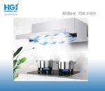 60CM Slim Slide Out Telescopic Range Cooker Hood Stainless Steel