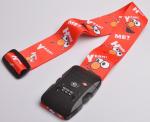 Colorful Jacquard Personalised Luggage Straps With Removable Buckle