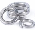 ASME B 18.22.1 Spring Lock Washers Double Coiled Steel Material Zinc Plate