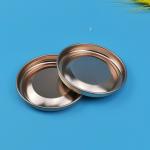 150mm Wine Paper Tube Rose Gold Gloss Tinplate Lid