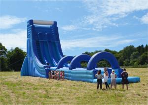 Quality Inflatable Water With Slide With Double Lanes for kids wholesale