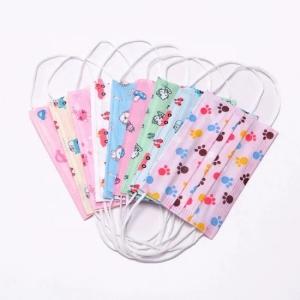 Quality Kids Medical Disposable Products / Multi Color 3 Ply Protective Face Mask wholesale