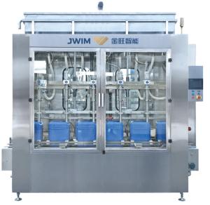 Quality Four Heads Full Automatic Liquid Filling Machine 10-500ml Stainless wholesale
