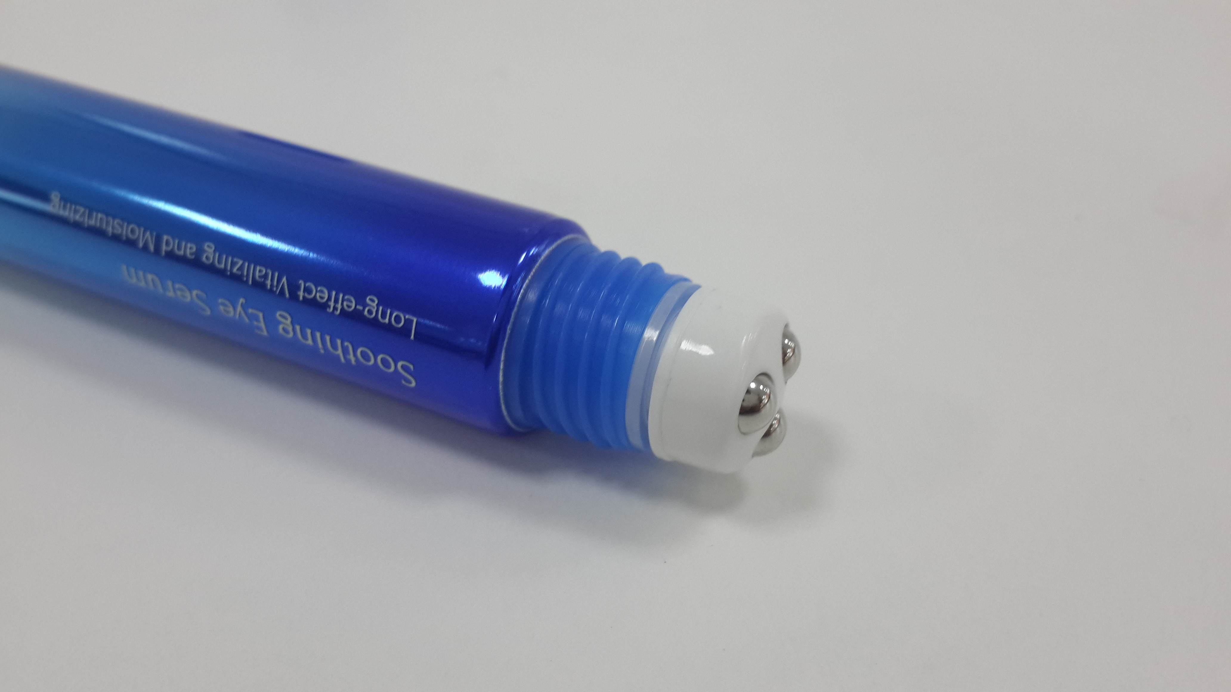 Metallic Three Roller Ball Tube for Eye Cream Packaging Diameter 19mm