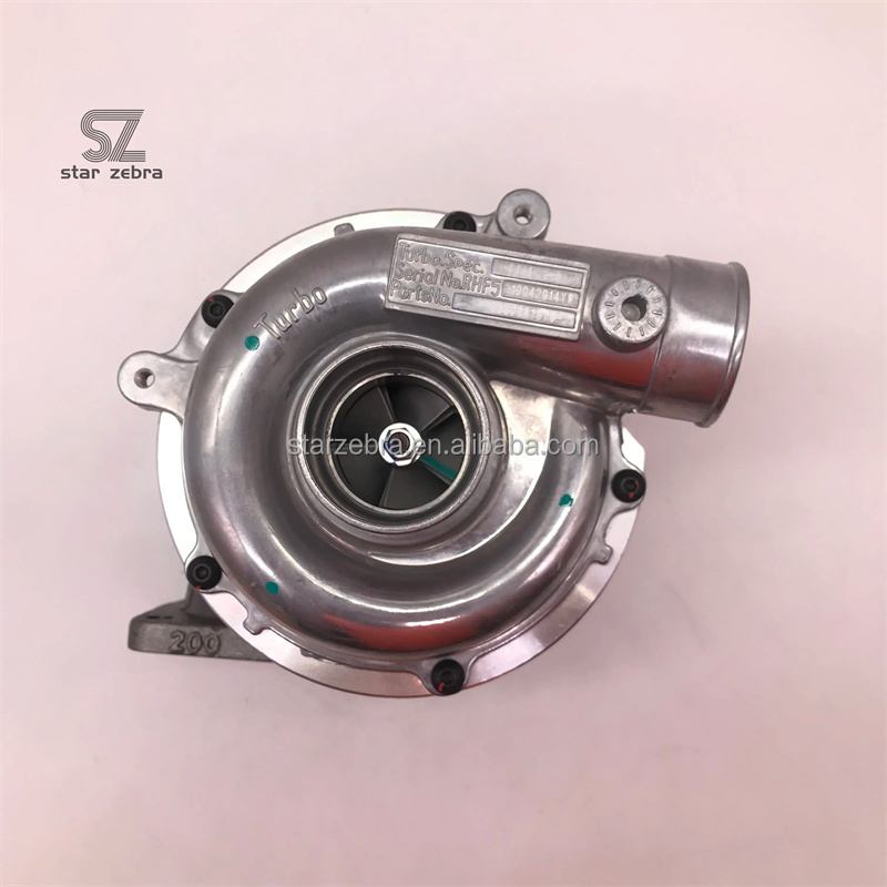 4JJ1 Turbocharger and Black Supercharger for 8980118922 8980118923 Excavator Engine Parts