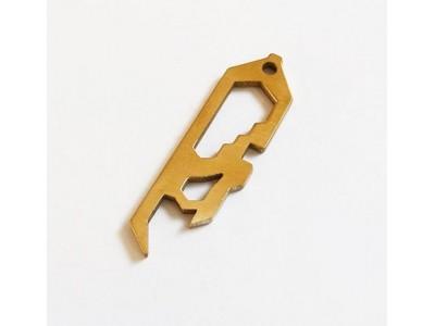 Gold Plating Outdoor Tool Bottle Opener,Cool innovative design, gold plated die
