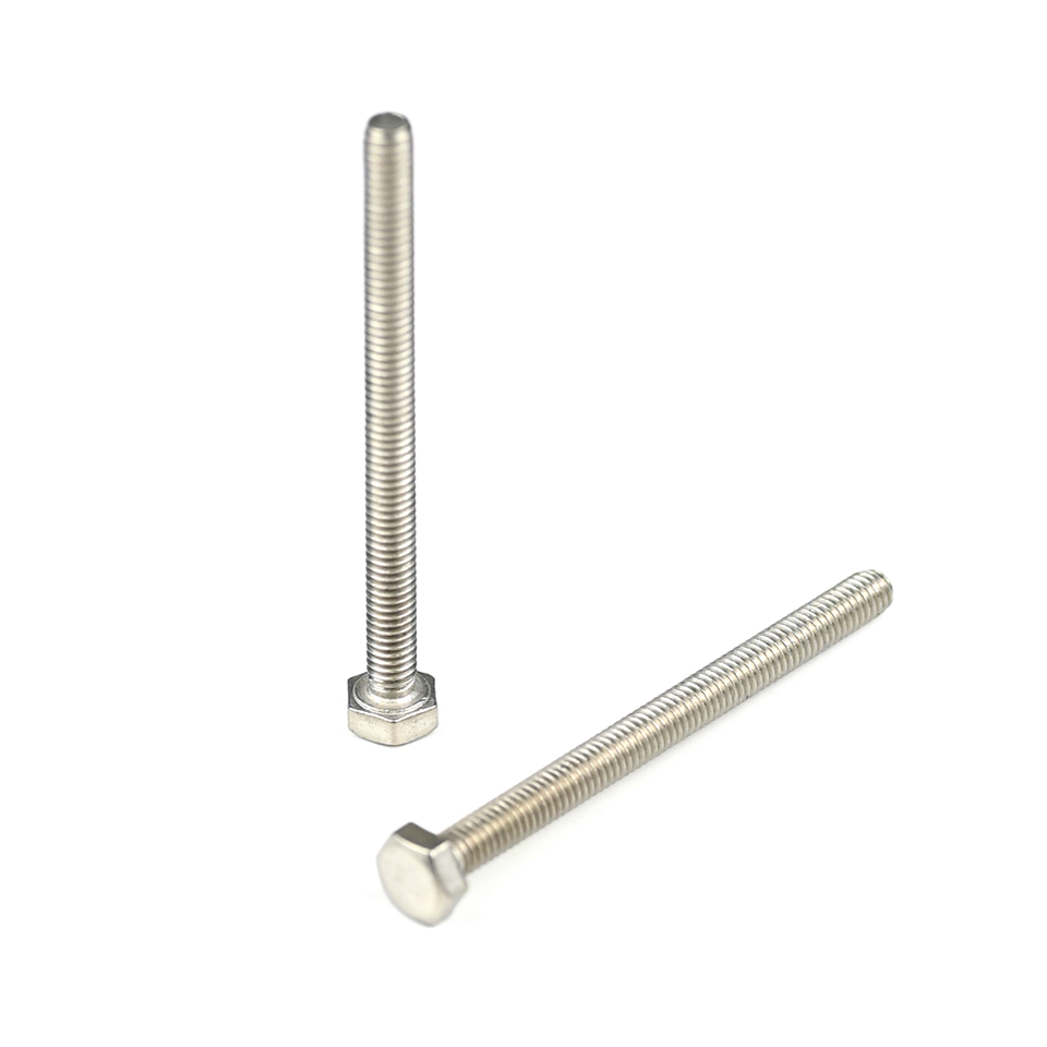 Stainless Steel A4 316 Full Thread Hex Din 933 Bolt Solar Fastener Machine Bolt M4x50