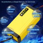Automatic Charger Fast Lead Acid Battery LED Power Regulator 12v 2a AC 100-240V