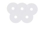Waterproof Oil Proof 150um Hepa Filter Paper Round Sheet Punching