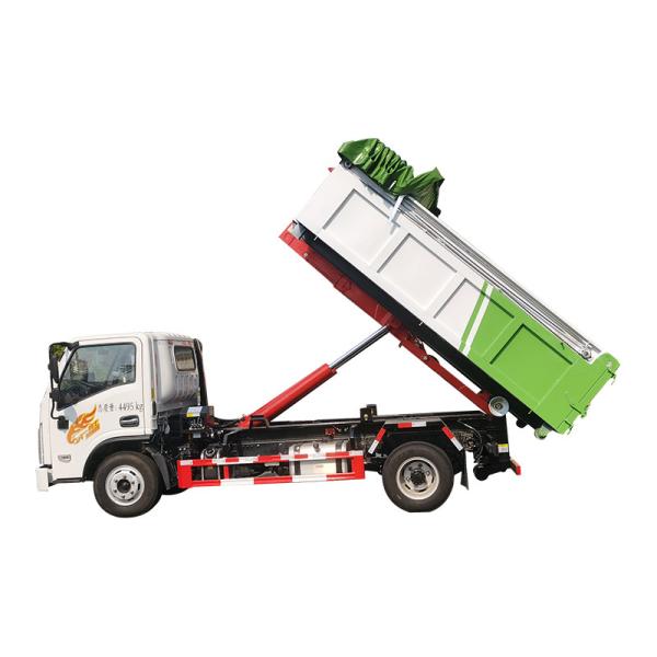 5 Tons Waste Collection Vehicle Grappler Arm Rubbish Trucks 4*2 Recycling