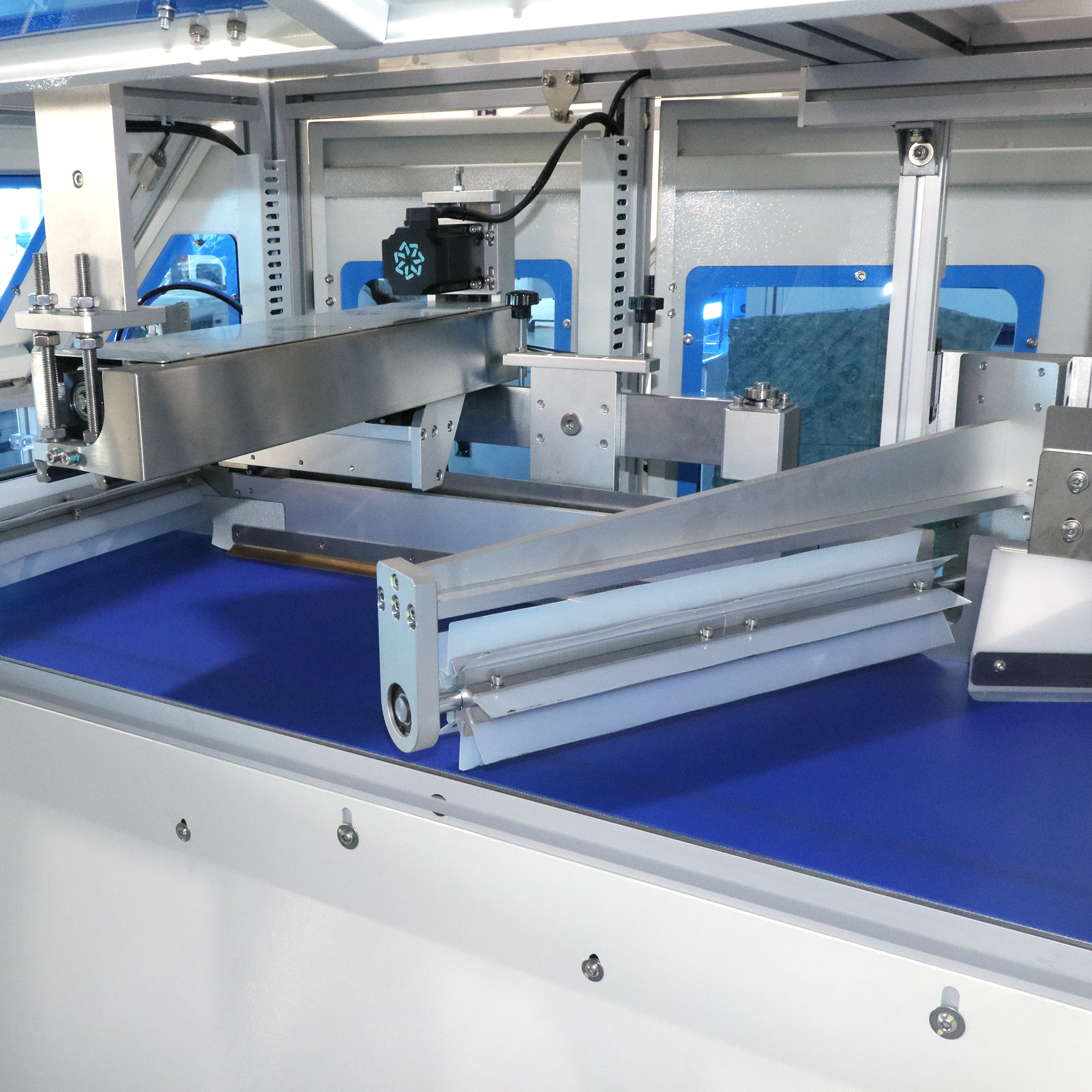 Intergrated Electric Nuts Shaft Visual Counting Packing Machine For Silica Gel Product