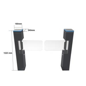 Quality Small Vertical Swing Barrier Gate Durable SS Construction For Supermarket wholesale