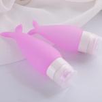 48ml/90ml Silicone Travel Bottles , Travel Size Containers With Customized Logo