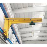 Wall Traveling Telescopic Jib Crane 5 Ton Jib Crane