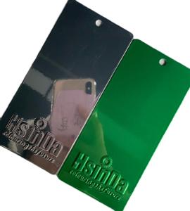 Quality Illusion Color Super Chrome Dry Plating Green Electrostatic Powder Coating Spray Paint wholesale