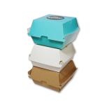 Eco-friendly customized hamburger box food grade fast food takeaway paper
