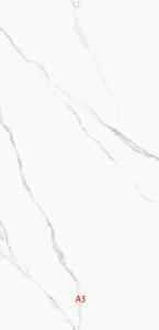 Quality Polished Carrara Large White 1800x900 MM Marble Look Porcelain Tile wholesale