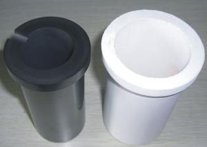 Quality 95% Alumina Cylindrical Induction Furnace Graphite Crucible Melting Parts wholesale