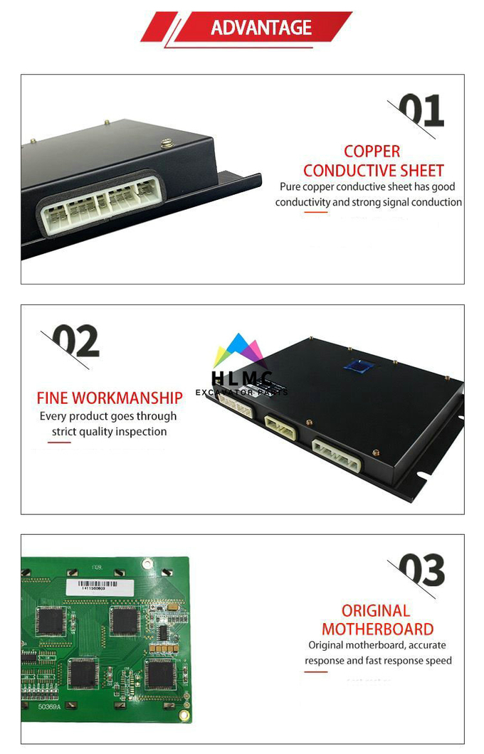 7834-10-2001 Excavator Spare Parts  PC200-5 PC220-5 Computer Board Controller 0