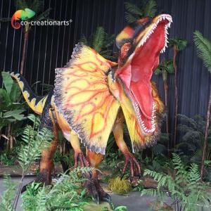 Quality Jurassic World Dilophosaurus Life Size Animatronic Dinosaurs Electricity Power wholesale