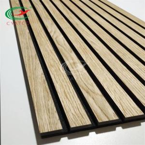 Quality Sound Absorbing Acoustic Wood Ceiling Panels Fireproof Harmless wholesale