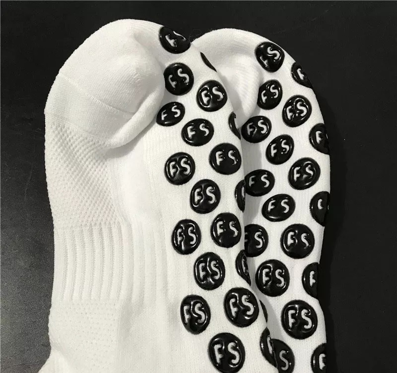 Non Slip Soccer Socks for Adults Long Tube Crew Sport Bottom Grip Anti-slip Socks