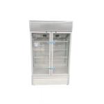 Beer And Beverage Double Glass Door Display Fridge 660L