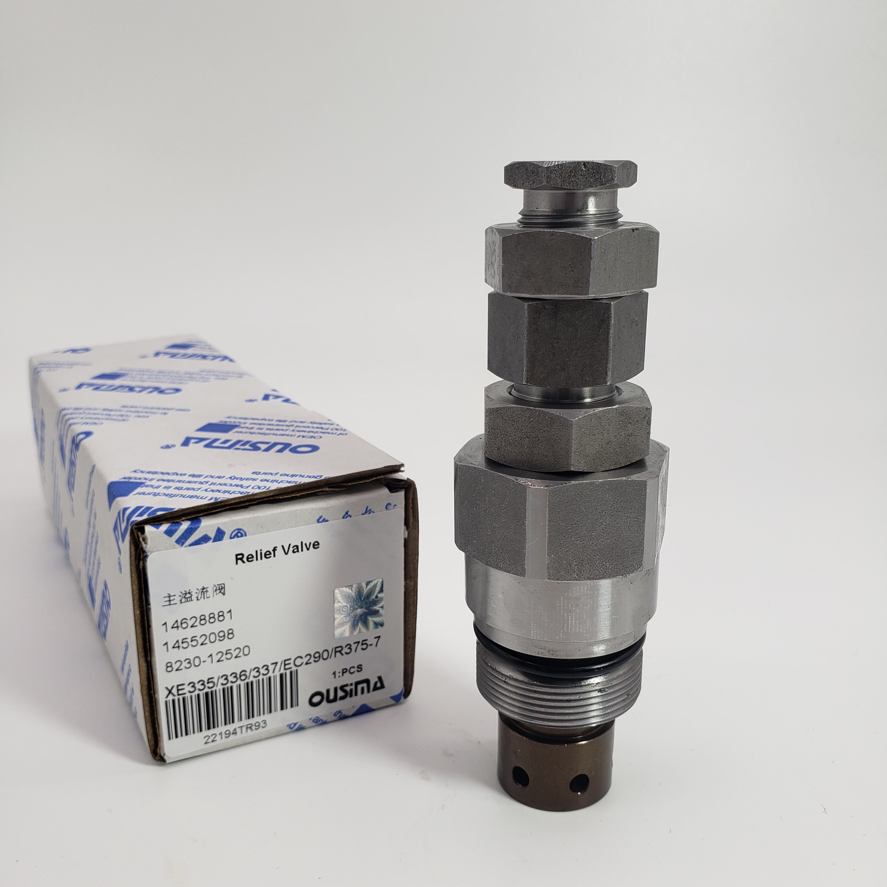 14628881 14552098 8230-12520 Relief Valve For EC290 SDLG400 XE335/336/375 YC360 R375-7