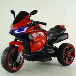 Battery-Powered Kids' 6v Electric Motorcycle Tricycle with Music and Light Motor