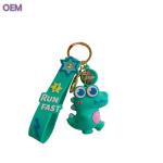 Custom Plastic 3d Cartoon Keychain, OEM Design Cute PVC Keychain For Kids