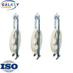 508x75mm Single Nylon Wheel Overhead Stringing Blocks conductor pulley