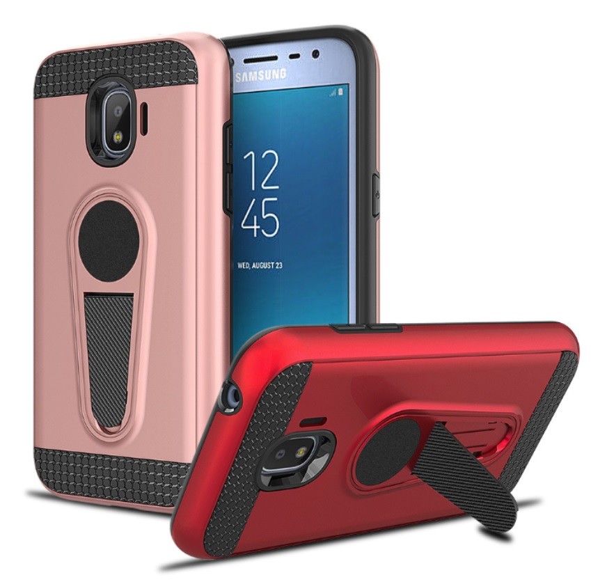 Wang PC+TPU Armor Case with with Kickstand Car Magnetic Absorption Function for Samsung S8 S8 Edge Note8 J5 2017 J7 Prim