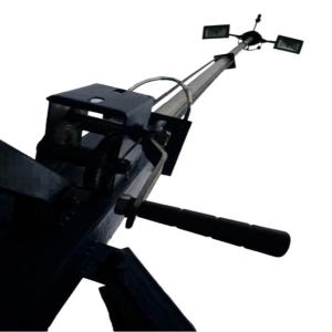 Quality Aluminum Antenna Tower 30ft 9 Meter Portable Telescopic Portable Telescopic Mast wholesale