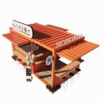Aluminum Alloy Windows Popular 20FT Container Coffee Shop Container House for
