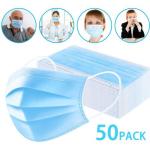 Multifunctional Disposable Dust Masks Surgical Dust Mask 50 Pack