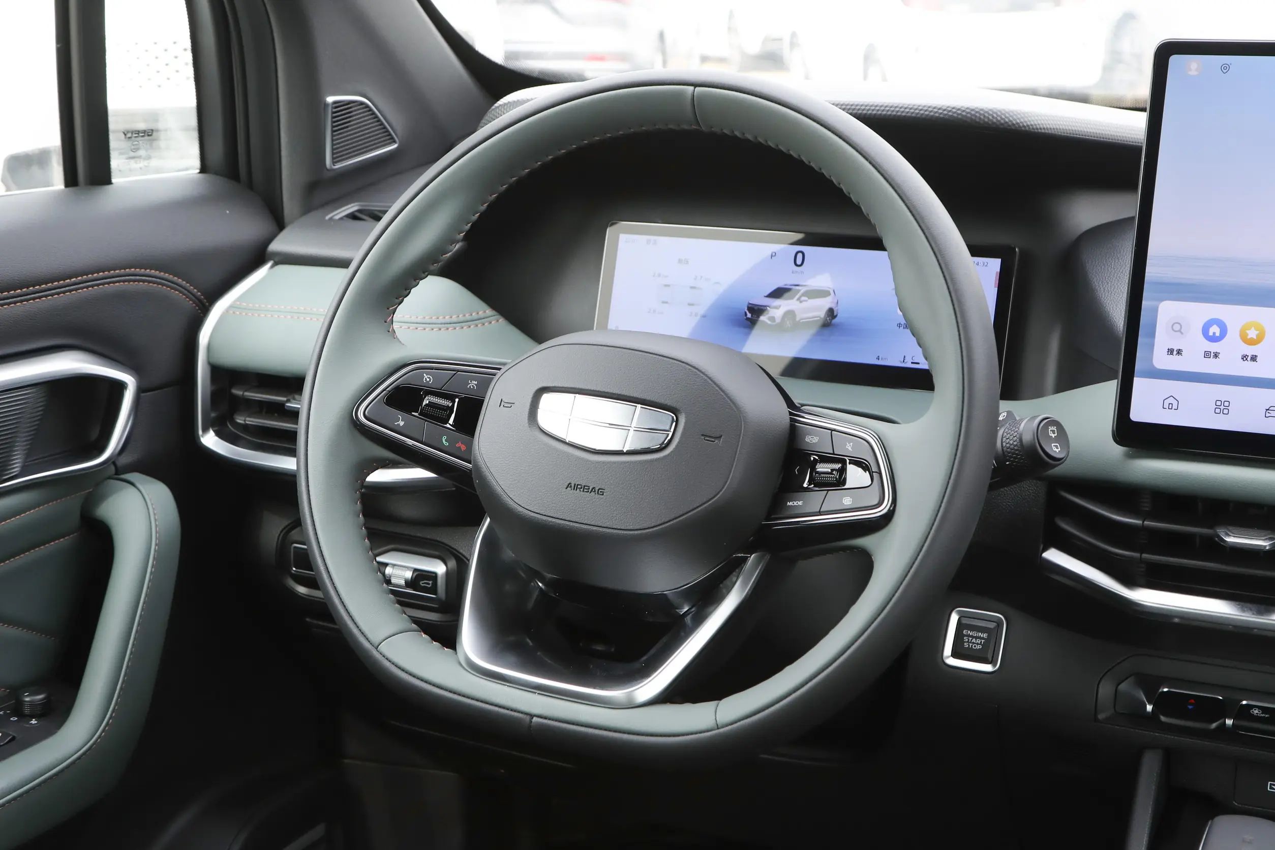 Geely Hao Yue L Pro Faro Okavango SUV Manual Air Conditioner and Front Disc Rear Disc Brake System for Comfortable Drive