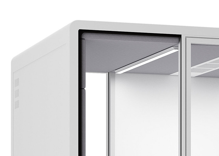 Silent Meeting Room Booth Large Office Privacy Booths Customized For 6 - 8 Person