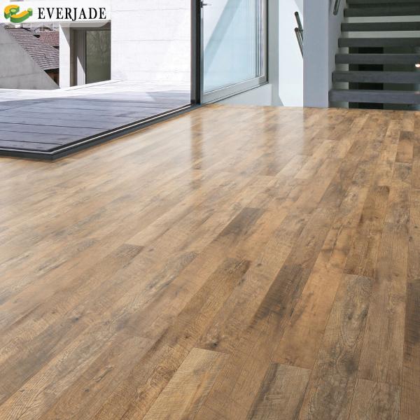 1218*198mm AC5 Wear Resistant Vinyl Flooring Tile for Everjade Tech Laminate