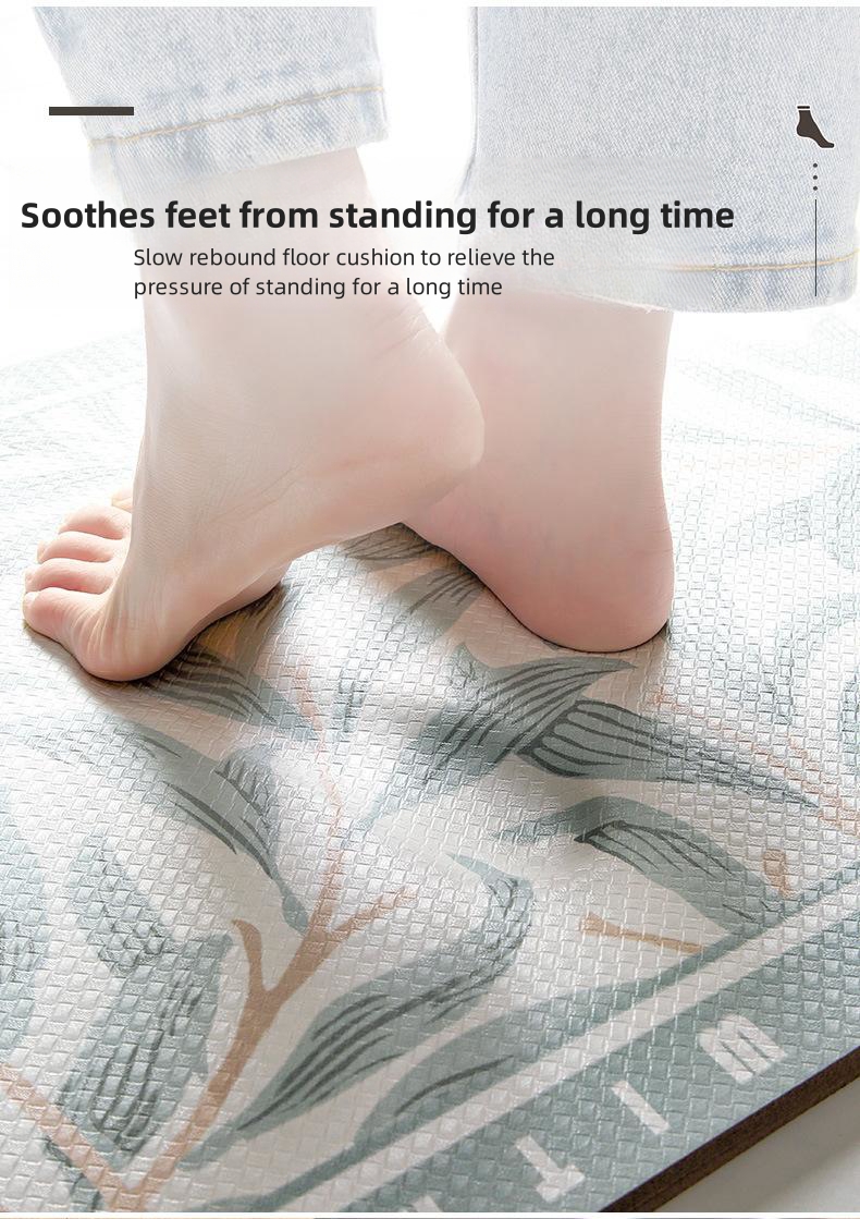 Non-Slip Kitchen Mat Cushioned and Washable Diatom Mat for Floor Comfort
