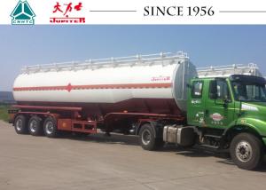 Quality Carbon Steel Fuel Truck Trailer 40000 Liters Capacity With BPW Axles wholesale