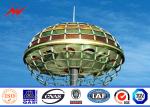 HDG Painting 70M High Mast Pole with Lifting System for Plaza Lighting