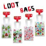 Waterproof Colorful Plastic Gift Wrap Bags For Christmas Event Decoration